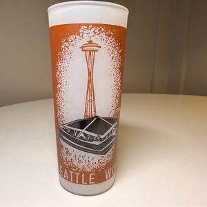 1962 Seattle World’s Fair Souvenir Glass - COLISEUM 21 (Brown)